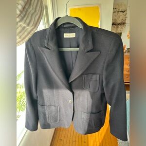 Dries Van Noten Navy Blazer